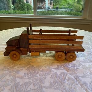 Beautiful Handcrafted Wooden Toy Truck by Blasdel Woodworking